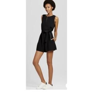 Victoria Beckham Jumpsuit Romper Medium Black